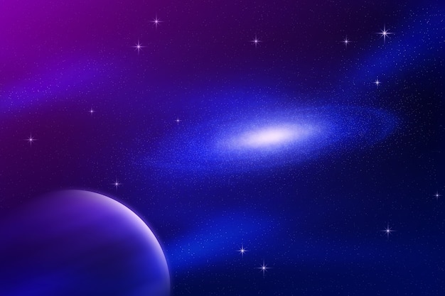 Realistic Galaxy Background – Free to Download Stock Photo