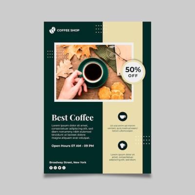 Coffee Vertical Flyer Template – Free Download