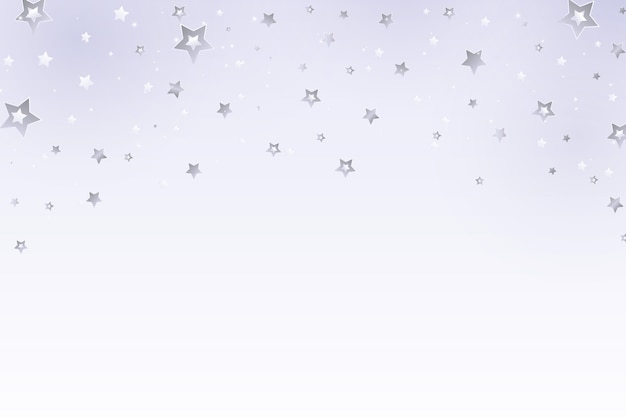 Realistic Silver Stars Background – Free Stock Photo for Download