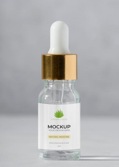 Natural Medicine Packaging Design Mockup: Free Download for Stunning Presentation