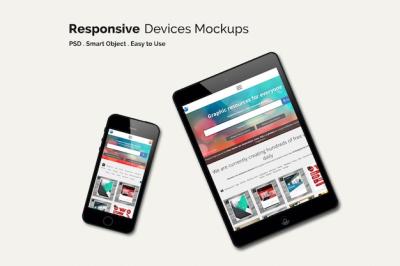 Mobile Phone and Tablet Mockup – Free Download, Download Free Stock Photo