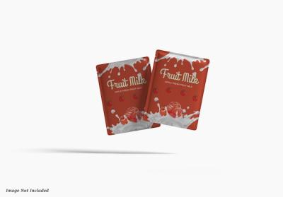 Premium PSD Plastic Sachet Mockup – Free Download