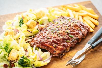 Grilled BBQ Pork Ribs – Free Download for Stock Photos