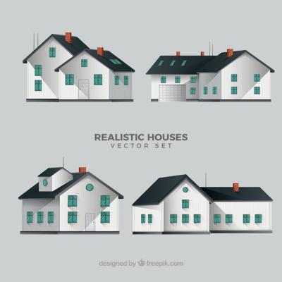 Realistic House Pack of Four – Free Download