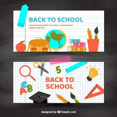 Back to School Banners – Free Download, Download Free Stock Photo