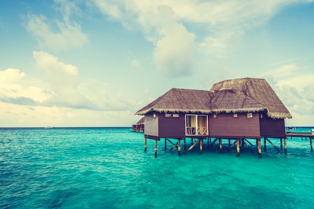 Stunning Blue Beach Hotel Landscape – Free Stock Photo, Download for Free