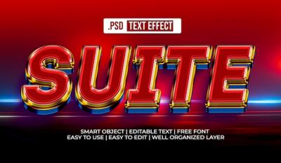 Suite Text Style Effect – Free Stock Photo Download