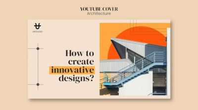 Architecture Project YouTube Cover Template – Free Download