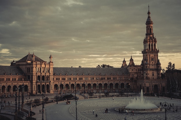 Captivating Plaza de Espana in Seville, Spain – Free Download