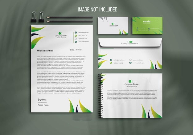 Professional Business Stationery Mockup Template – Free Download