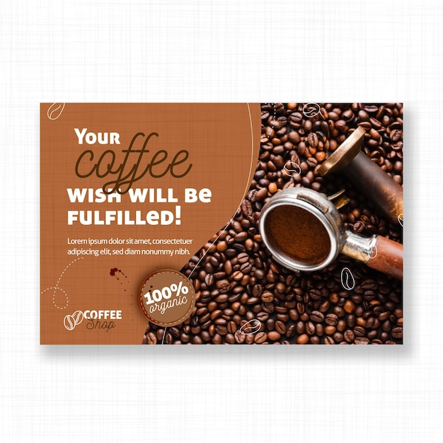 Stylish Coffee Banner Template for Your Projects – Free Download