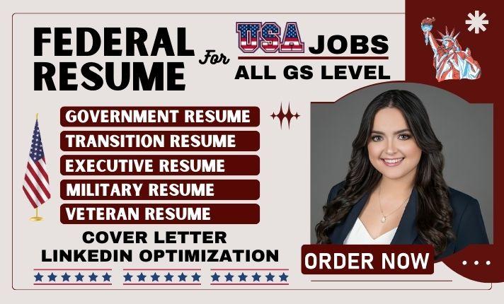 I Will Write Your Federal Resume for USAJOBS – Professional Resume & LinkedIn Profile