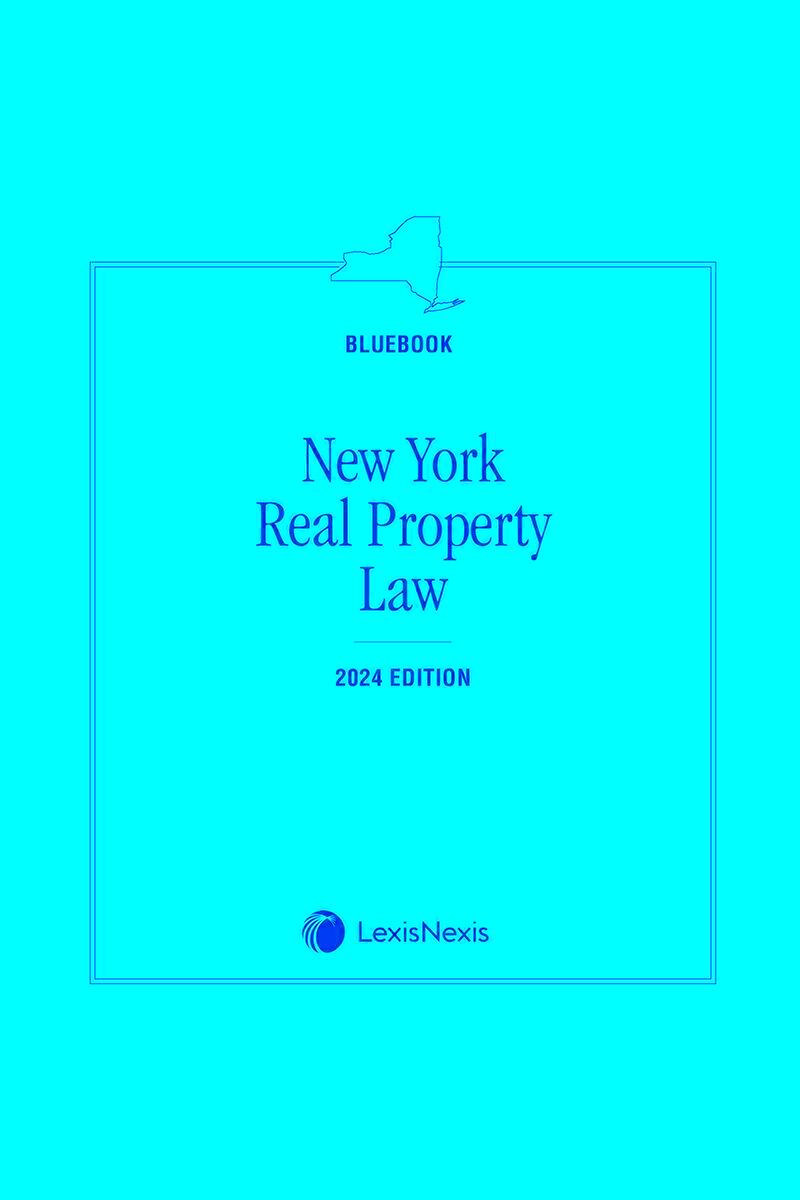 New York Real Property Law Bluebook LexisNexis Store