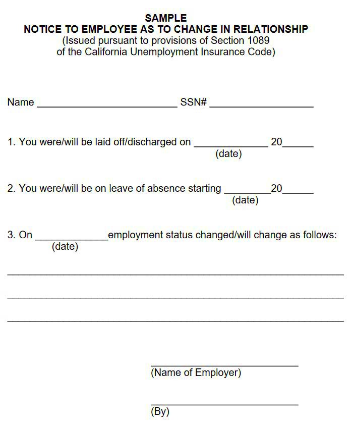 California Termination Checklist California Business Lawyer 