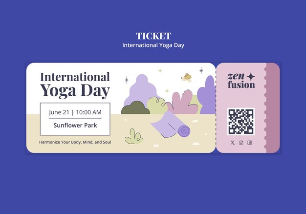 International Yoga Day Template – Free Download PSD