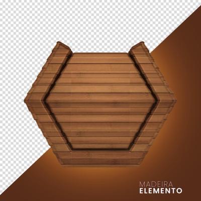 3D Render of Wood Element – Free Stock Photo, Download Free