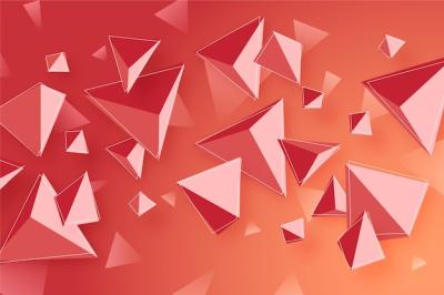 Colorful 3D Triangle Background – Free Download