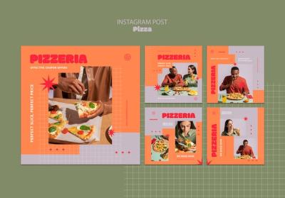 Pizza Restaurant Template Design – Download Free Stock Photo