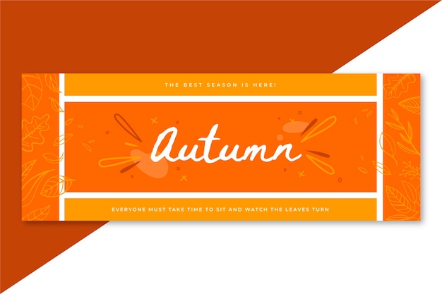 Autumn Facebook Cover Template – Free Download