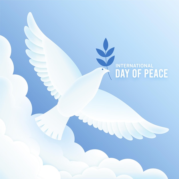 International Day of Peace Flat Design Illustration – Free Download