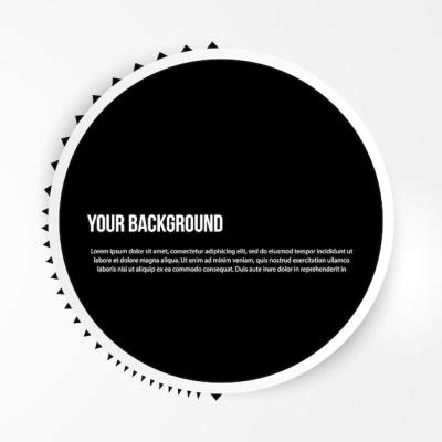 Vector Abstract Circles Template for Web Design – Free Download