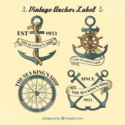 Vintage Anchor Label Collection – Free to Download