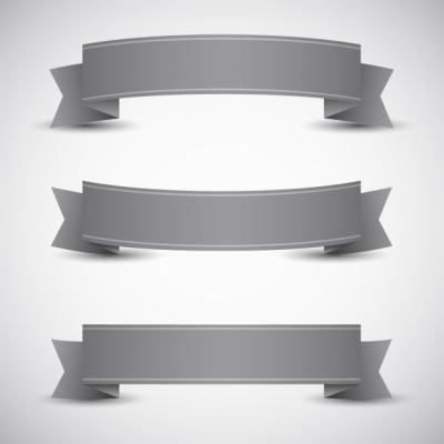 Elegant Grey Ribbons – Free Download Stock Photo