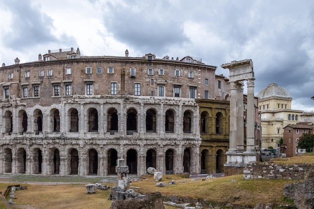 Teatro Marcello: Ruins of the Theatre of Marcellus in Rome, Italy – Free Download