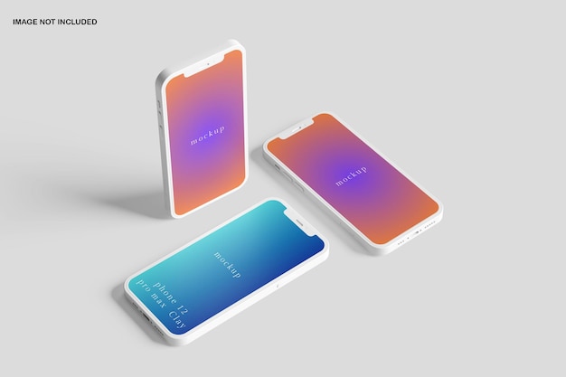 Smartphone Clay Mockup – Free Download