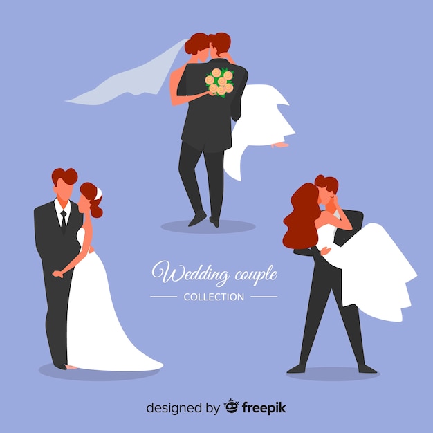 Wedding Couple Character Collection – Free Download