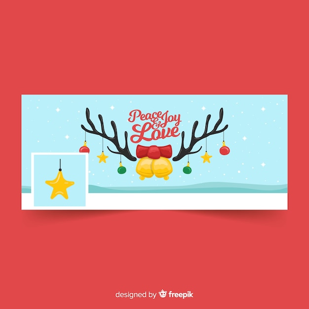 Christmas Design Facebook Cover – Free Download