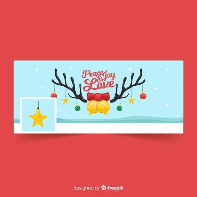 Christmas Design Facebook Cover – Free Download