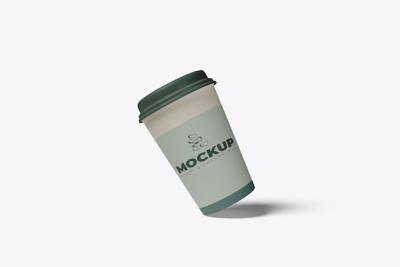 Paper Cup PSD Mockup – Free Stock Photo for Download