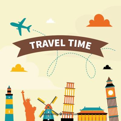 Flat Style Travel Background – Free Stock Photo, Download for Free