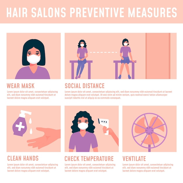 Preventive Measures and Clean Space for Hair Salons – Free Stock Photo, Download for Free