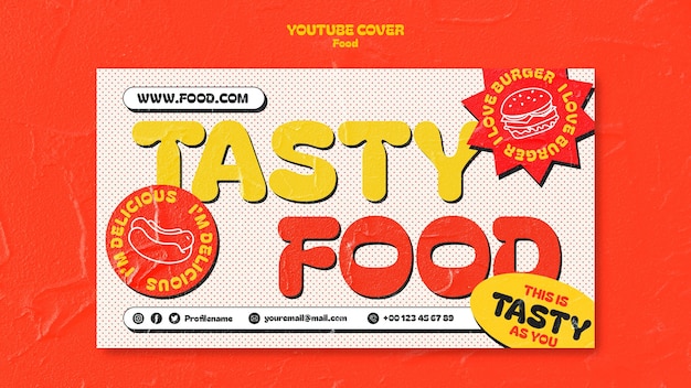 Flat Design Food Template – Free Download, Download Free Stock Photo