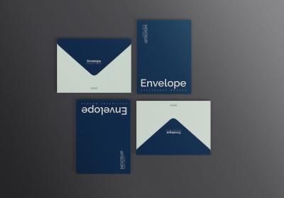 Envelopes Mockup – Download Free Stock Photo