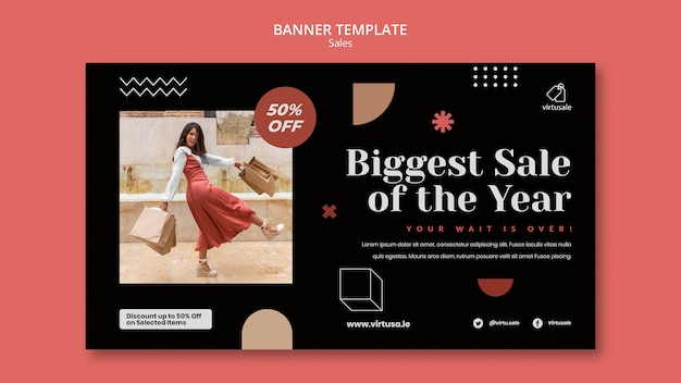 Sales Template Design of Banner – Free Stock Photo for Download