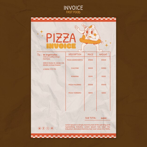 Fast Food Template Design – Free Download