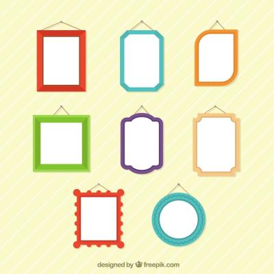 Colorful Collage Concept Photo Frame – Free Download