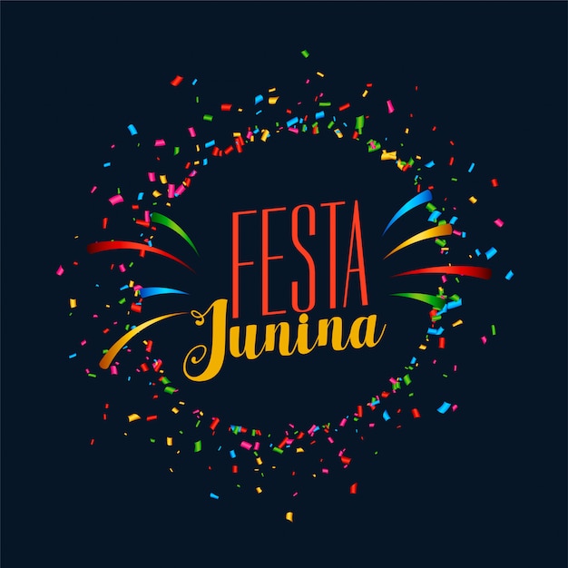 Festa Junina Celebration Party Card – Free Download