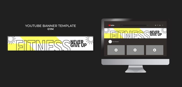 Gym Template Design for Fitness Professionals – Free Download