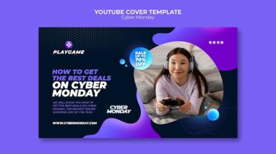 Gradient Cyber Monday Template – Free Download