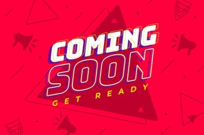 Colorful Coming Soon Promo Background – Free Download