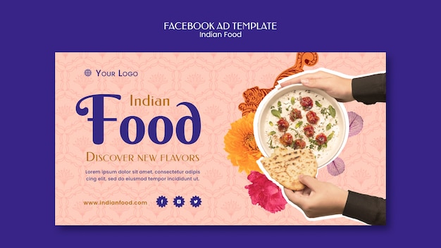 Indian Food Restaurant Social Media Promo Template – Free Download