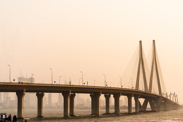 Stunning Bridge Over River Against Clear Sky – Free Download