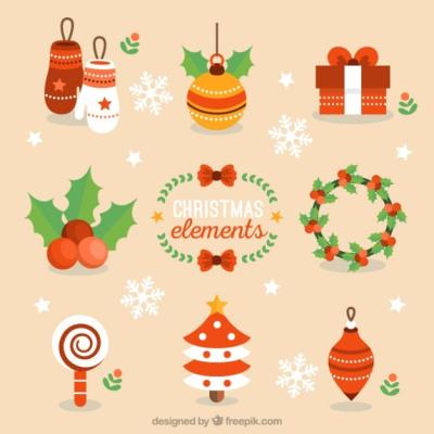 Lovely Christmas Elements – Download Free Stock Photos