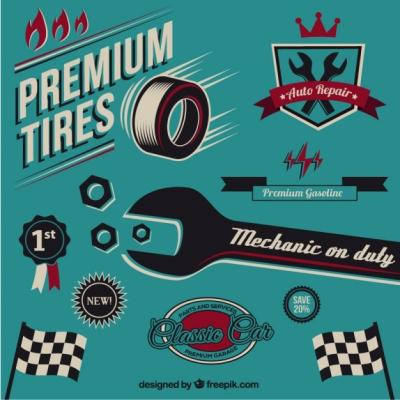 Vintage Mechanic Elements – Free Stock Photo, Download Free