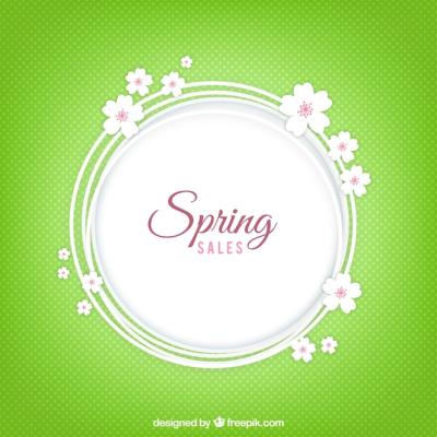 Spring Sales Background – Free Download, Free Stock Photo