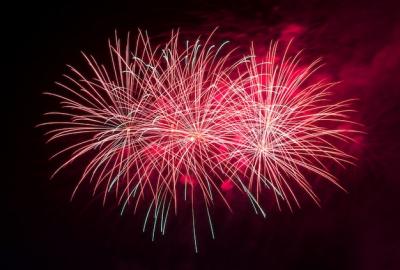 Stunning Fireworks Against a Dark Sky – Free Stock Photo Download